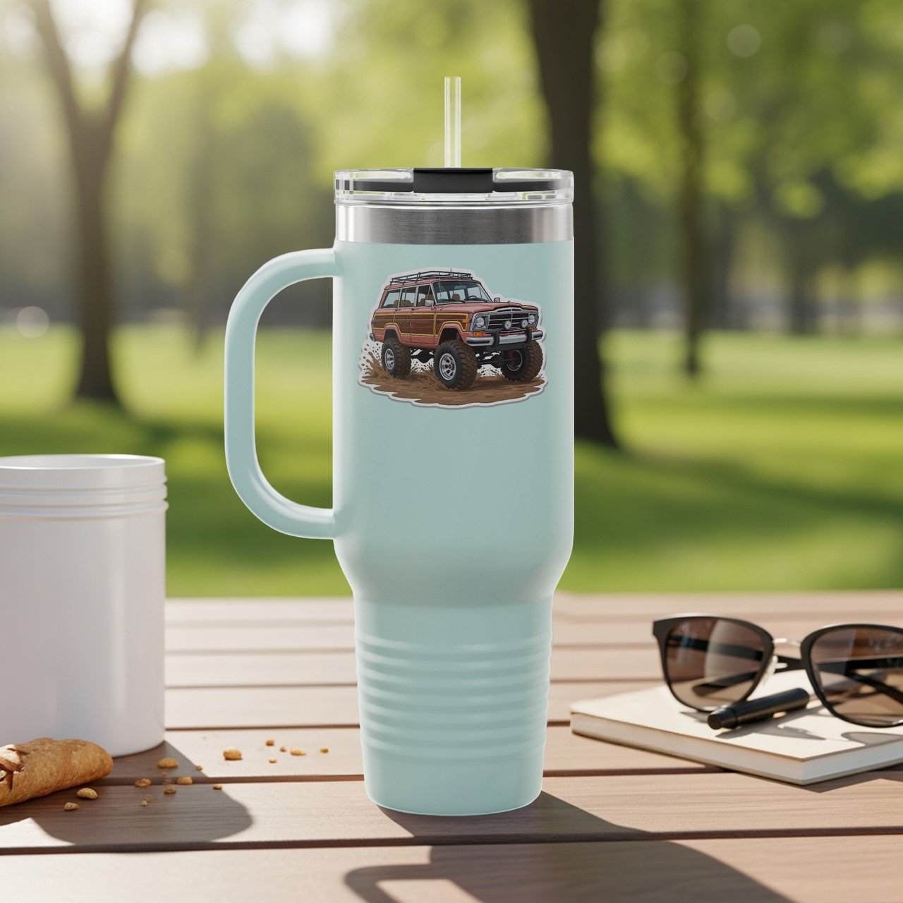 Grand Wagoneer Tumbler, The Waggy Car Gift, Off Road Vehicle, Classic Car Tumbler, Car Lover Gift