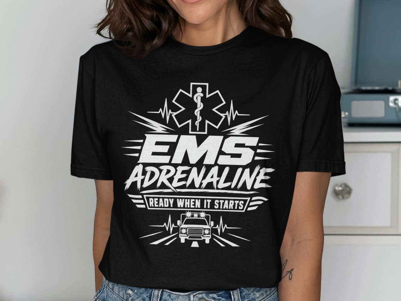 EMS Adrenaline Ready When It Starts Tee