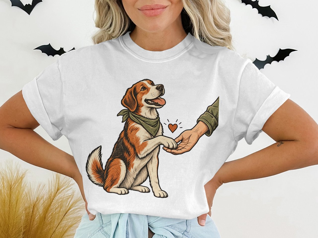 Dog Paw Handshake Tee