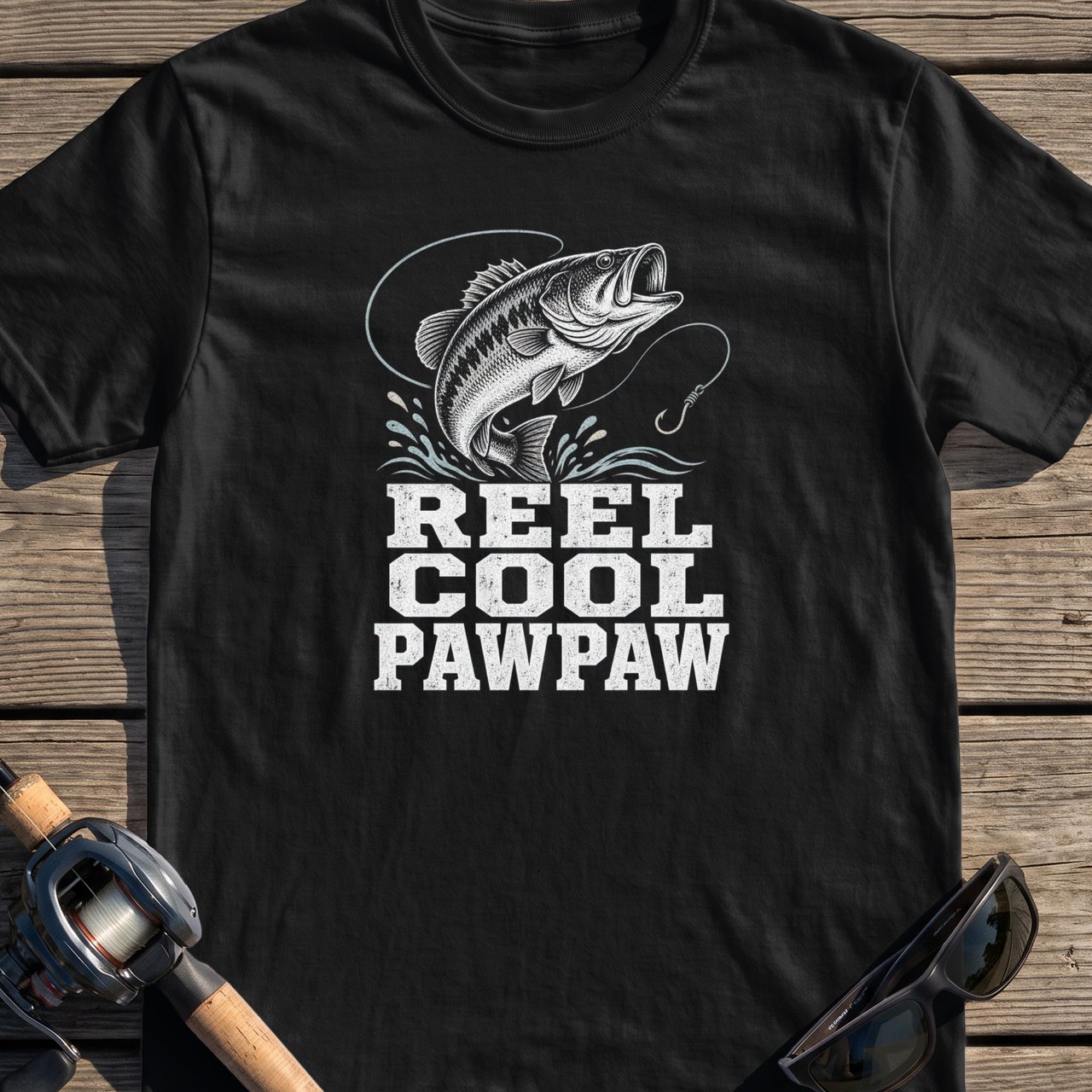 Reel Cool Pawpaw Bass T-Shirt