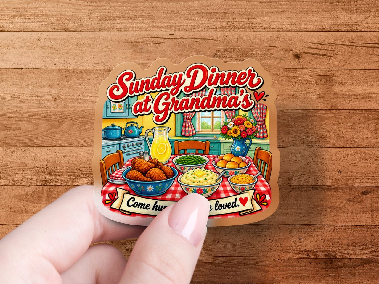 Sunday Dinner at Grandma's Sticker