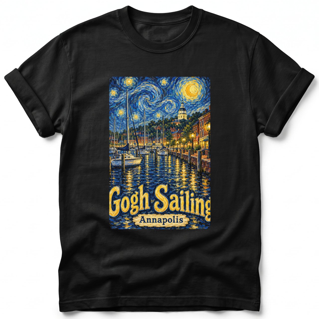 Gogh Sailing ~ Comfort Colors Premium Tee