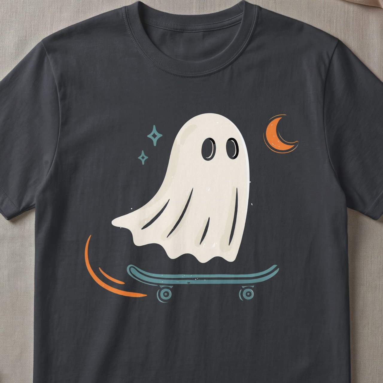 Skateboarding Ghost Tee