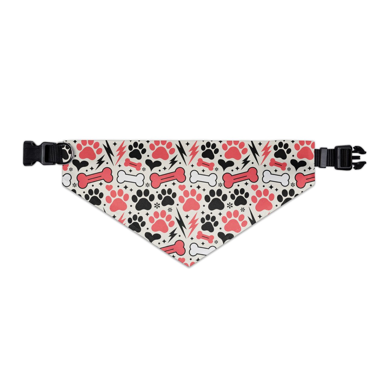 Punk Rock Paws Dog Bandana | Rock Dog Bandana | Dog Accessory | Dog Lover Gif