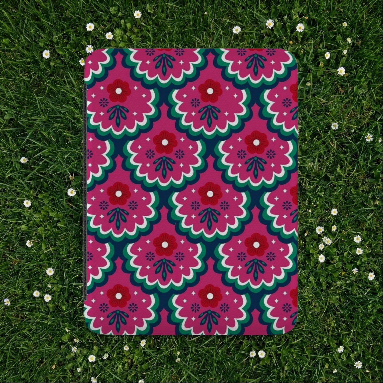 Retro Folk Floral Kindle Case