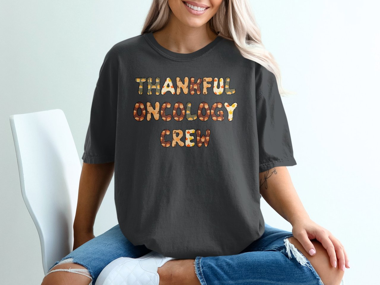 Thankful Oncology Crew T-Shirt