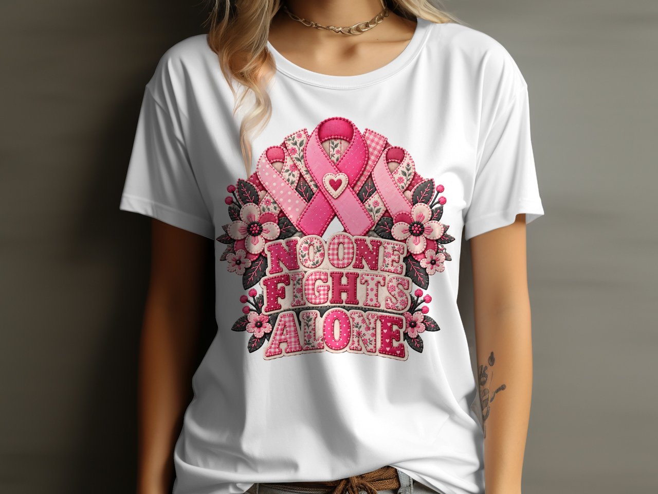 No One Fights Alone Tee
