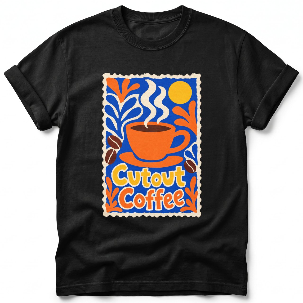 Cutout Coffee ~ Comfort Colors Premium Tee