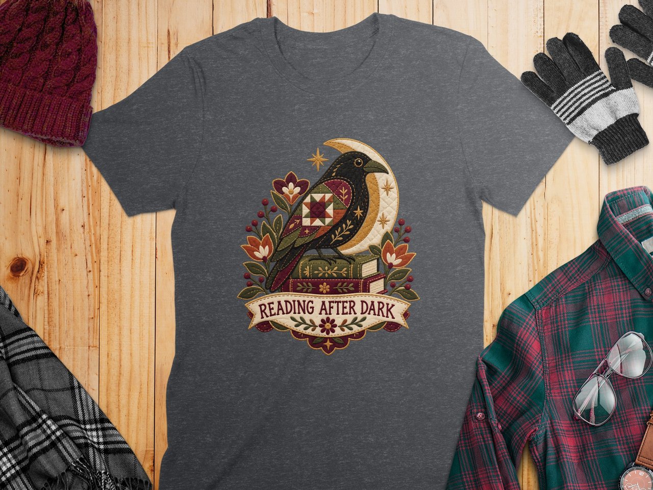 Reading After Dark Crow Tee