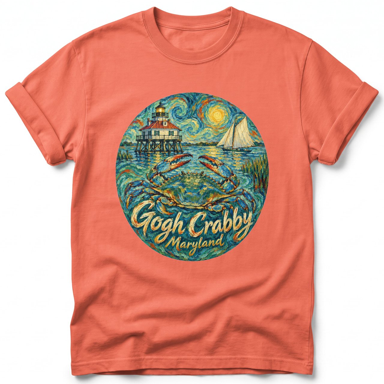 Gogh Crabby ~ Comfort Colors Premium Tee