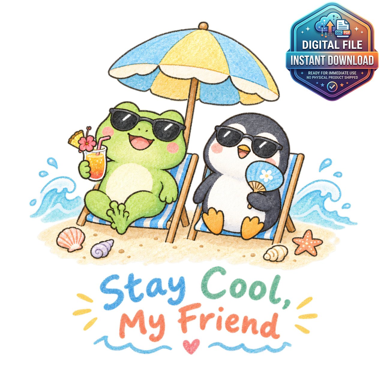 Stay Cool My Friend Clipart