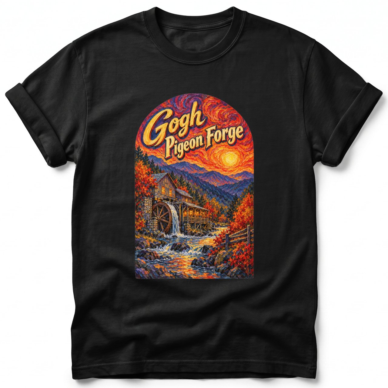 Gogh Pigeon Forge ~ Comfort Colors Premium Tee