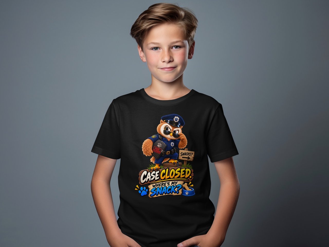 Case Closed Officer Hoot the Owl Tee