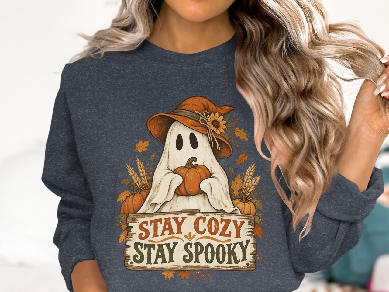Stay Cozy Stay Spooky Tee or Sweatshirt