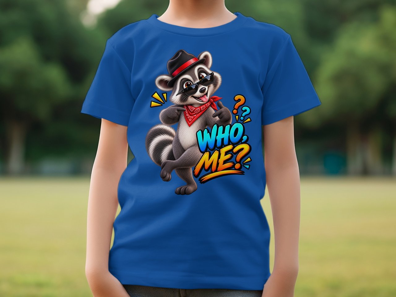 Who Me Randy the Raccoon Tee