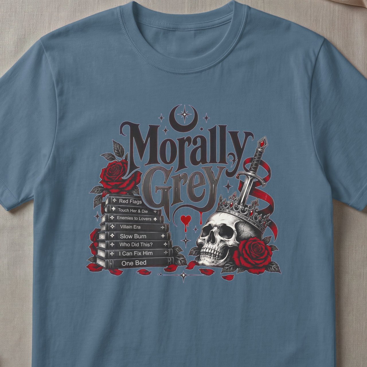 Morally Grey Book Tropes Tee