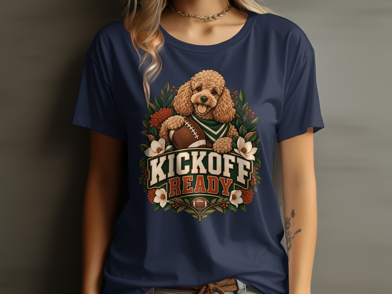 Kickoff Ready Football Dog Tee or Sweatshirt