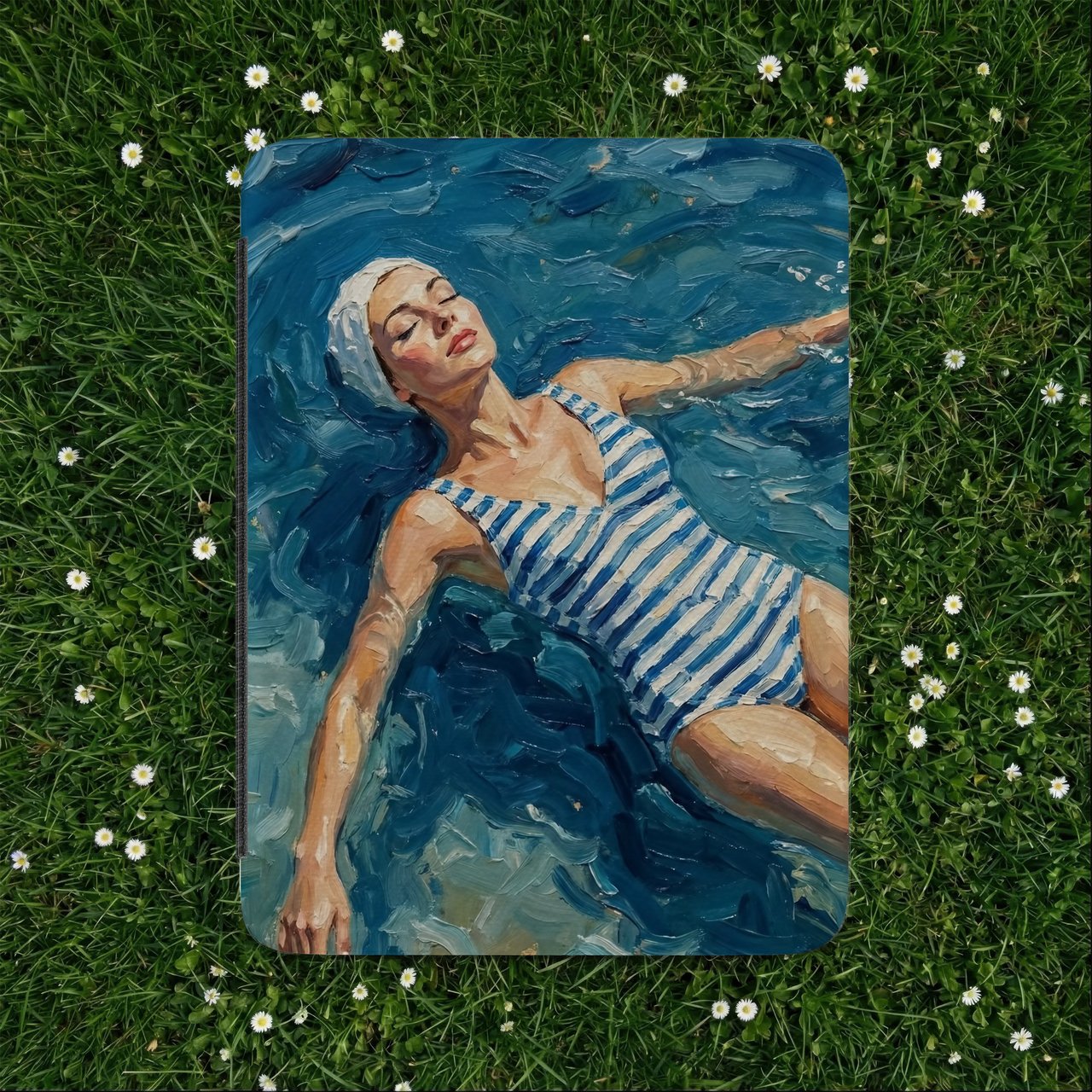 Vintage Swimmer Kindle Case