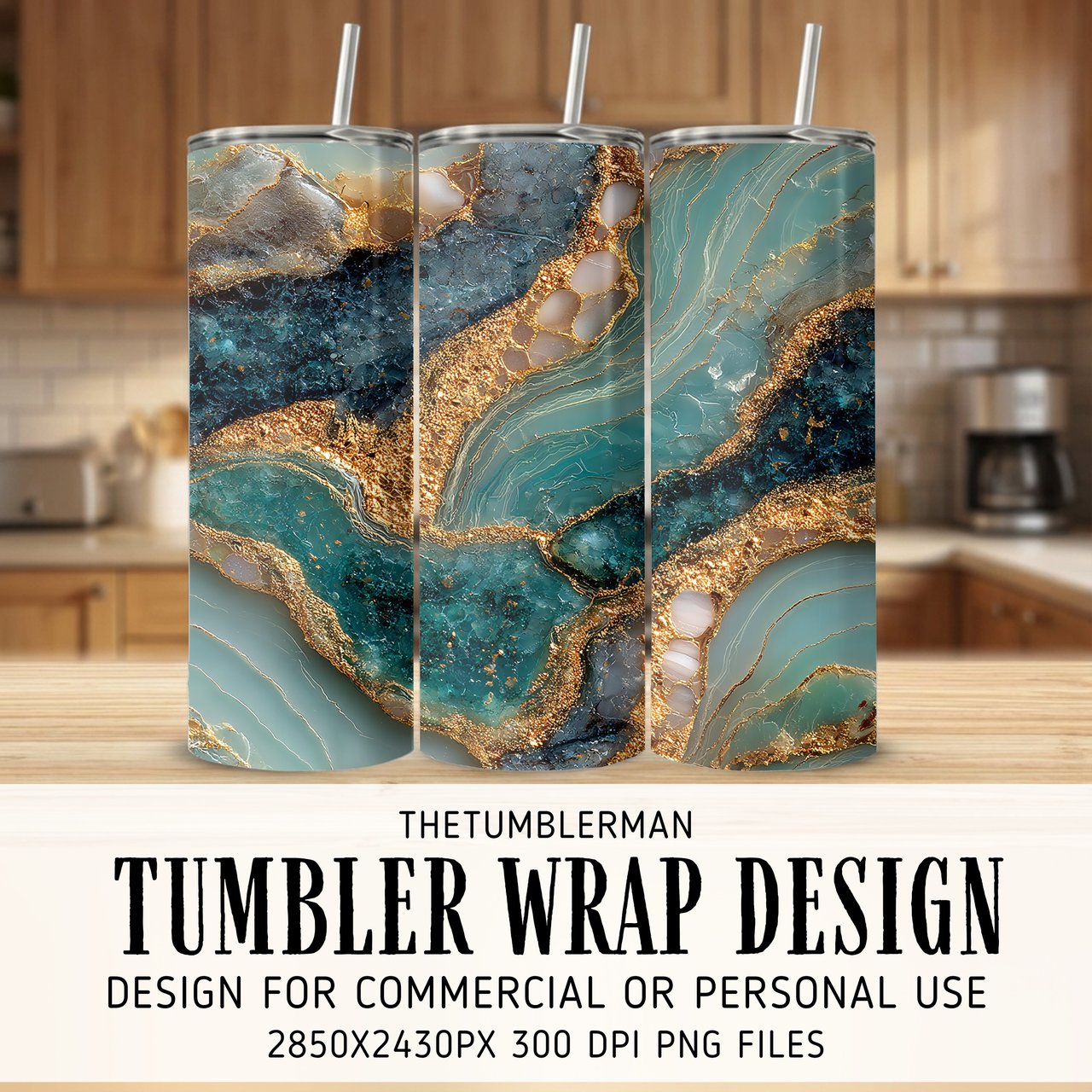 20 oz Agate Tumbler Wrap Sublimation Design, Gold Texture, Straight and Tapered Wrap png, Digital Download for Tumbler