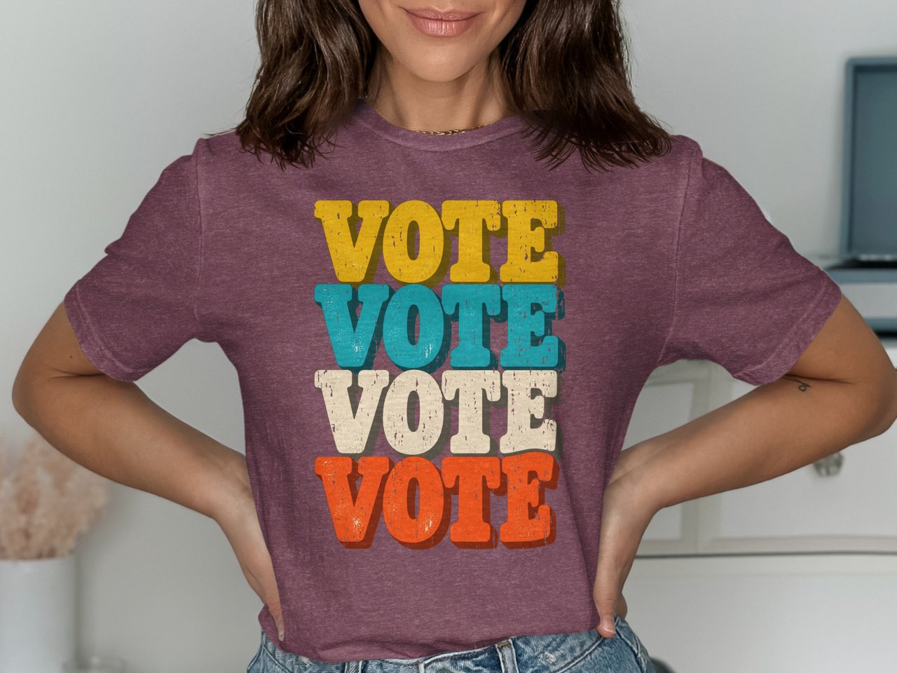 Retro Vote Stack Tee & Sweatshirts & Sweatshirts