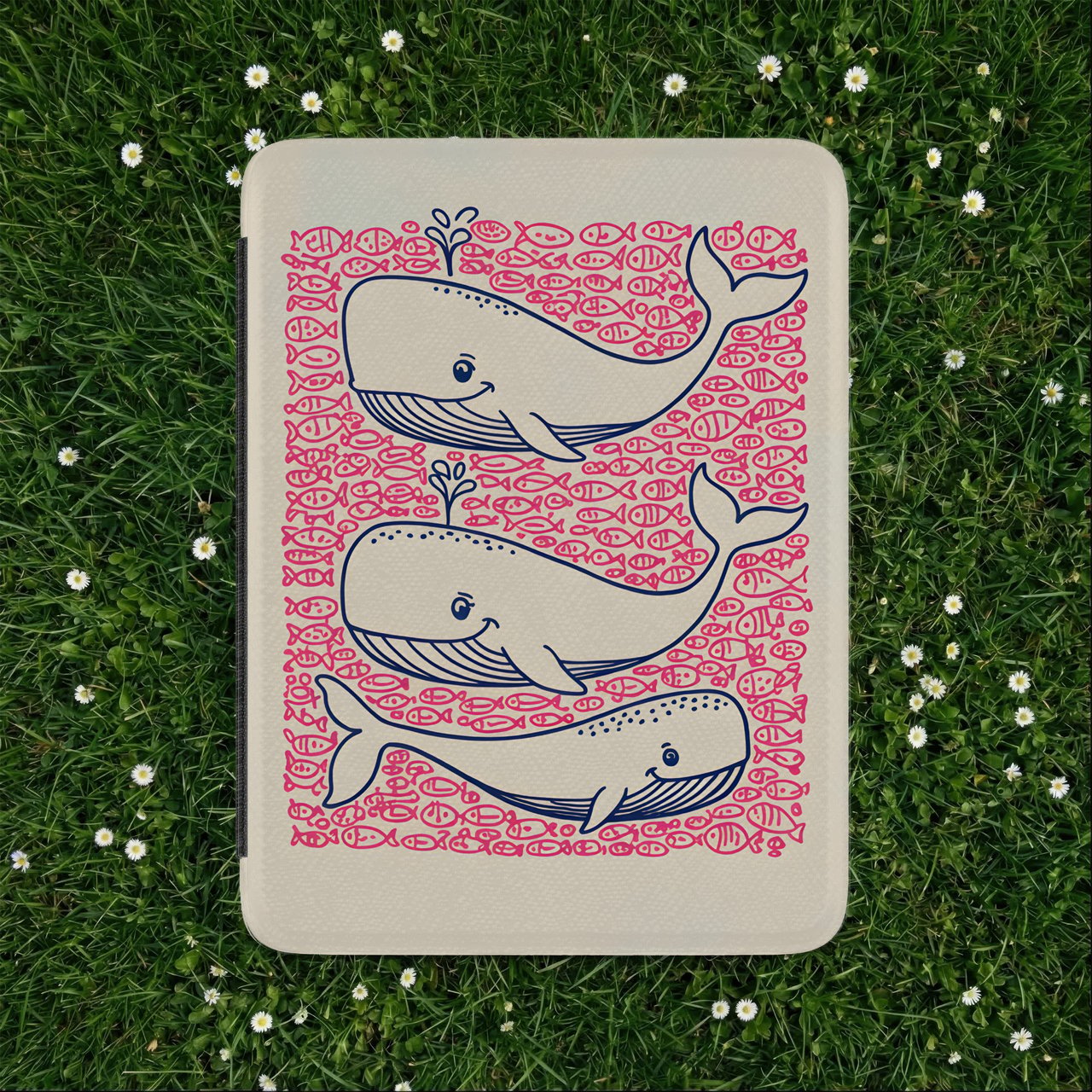 Whimsical Whales Kindle Case