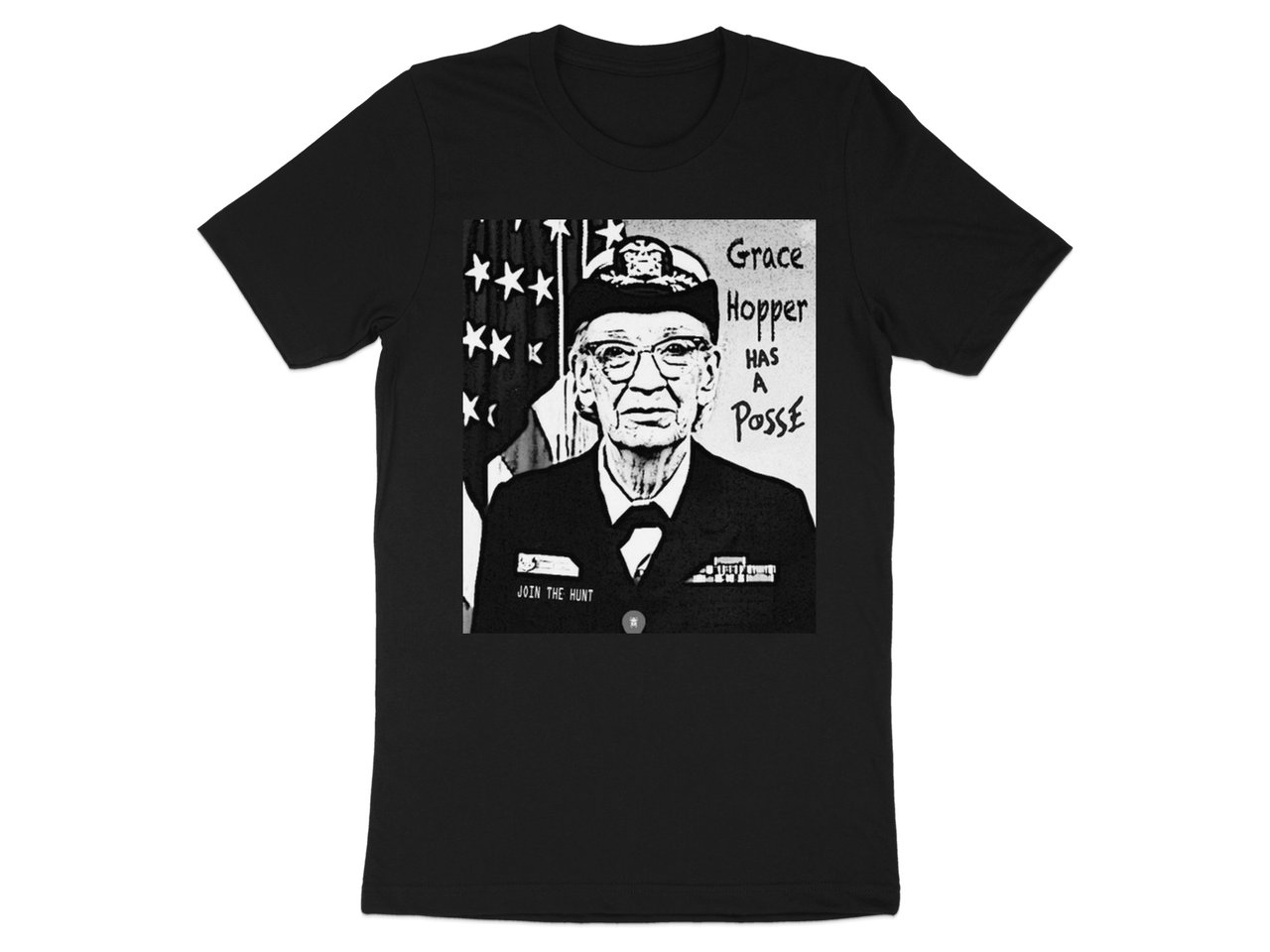 Grace Hopper Has a Posse — Men’s & Women’s Crew Neck T-Shirt