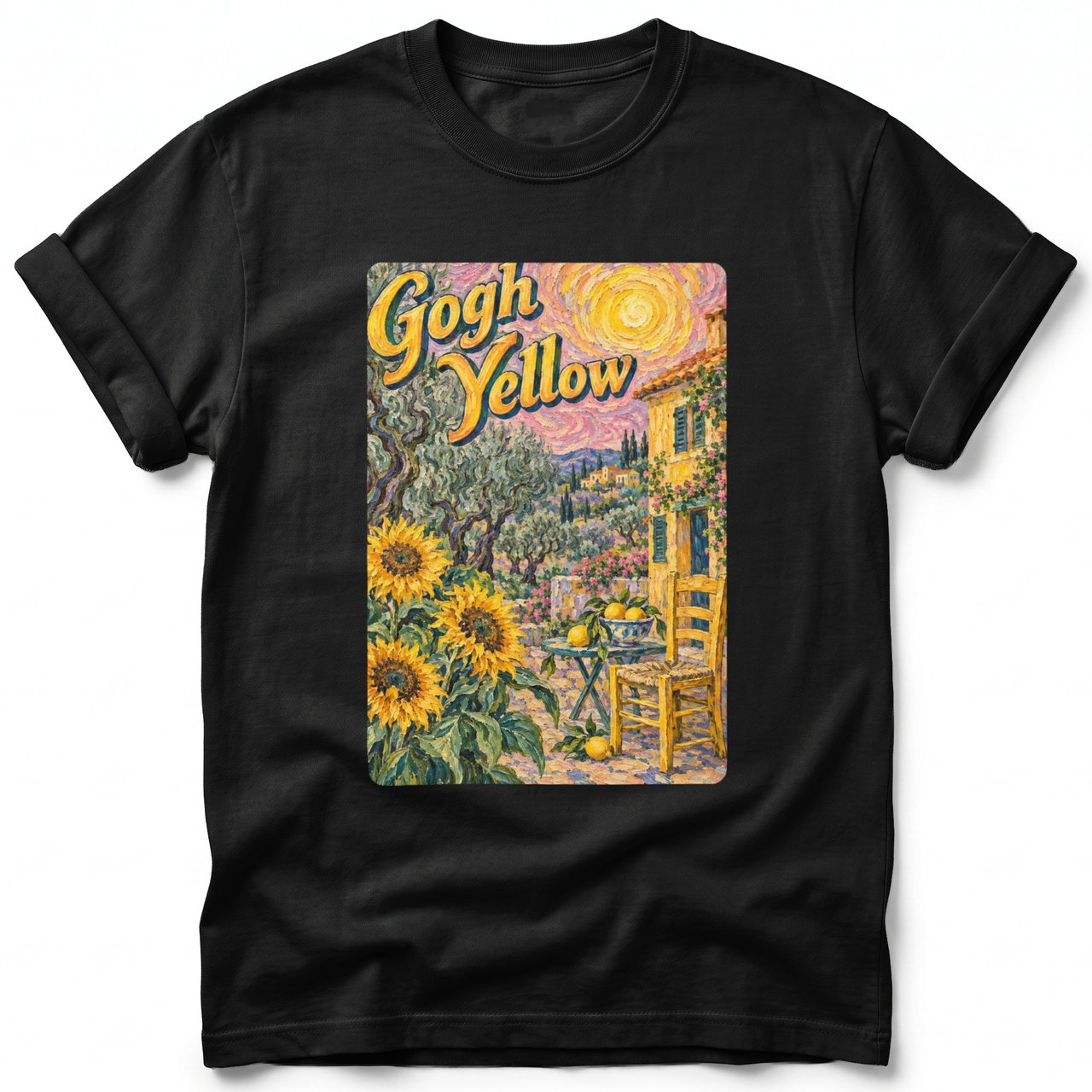 Gogh Yellow ~ Comfort Colors Premium Tee