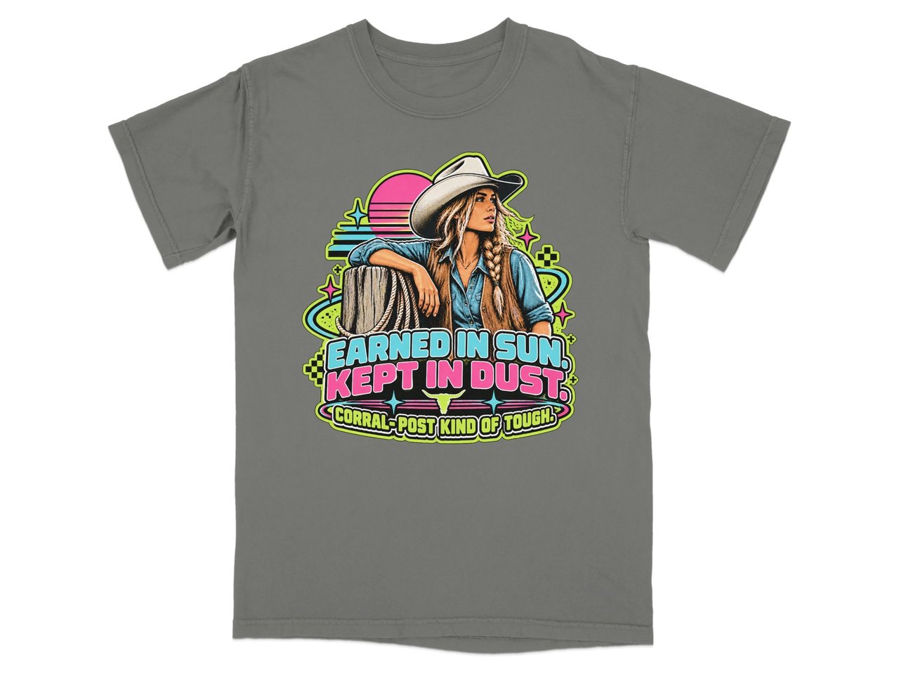 Earned In Sun Cowgirl Tee