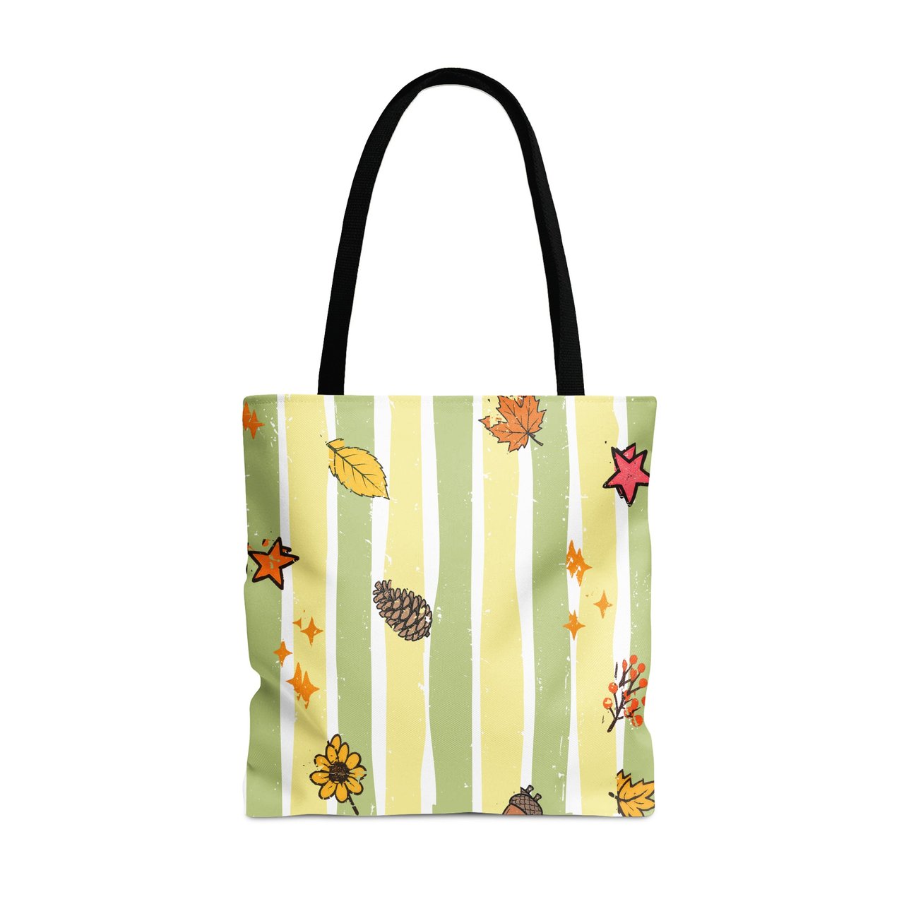 Autumn Harvest Phone Case or Tote Bag, Cozy Fall Leaves Pinecone Acorn Design, Rustic Farmhouse Decor Gift