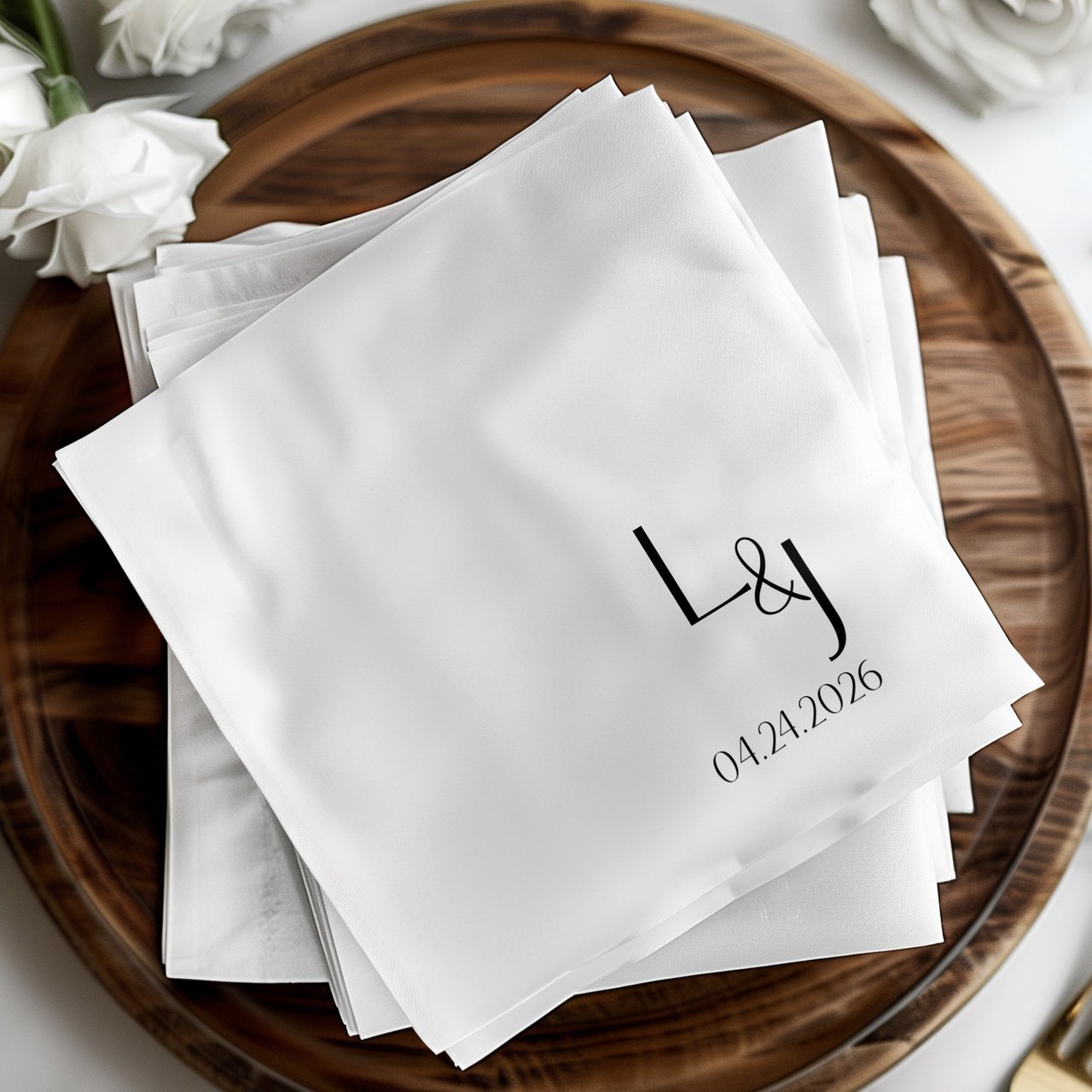 Modern Monogram Napkins