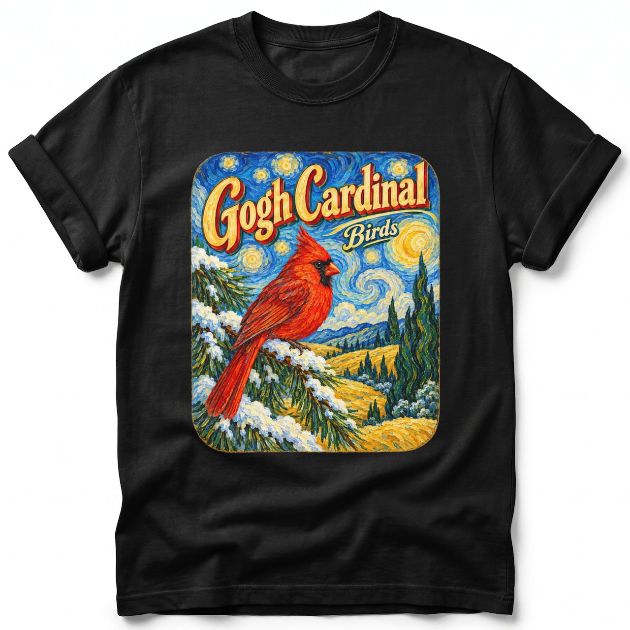 Gogh Cardinal ~ Comfort Colors Premium Tee
