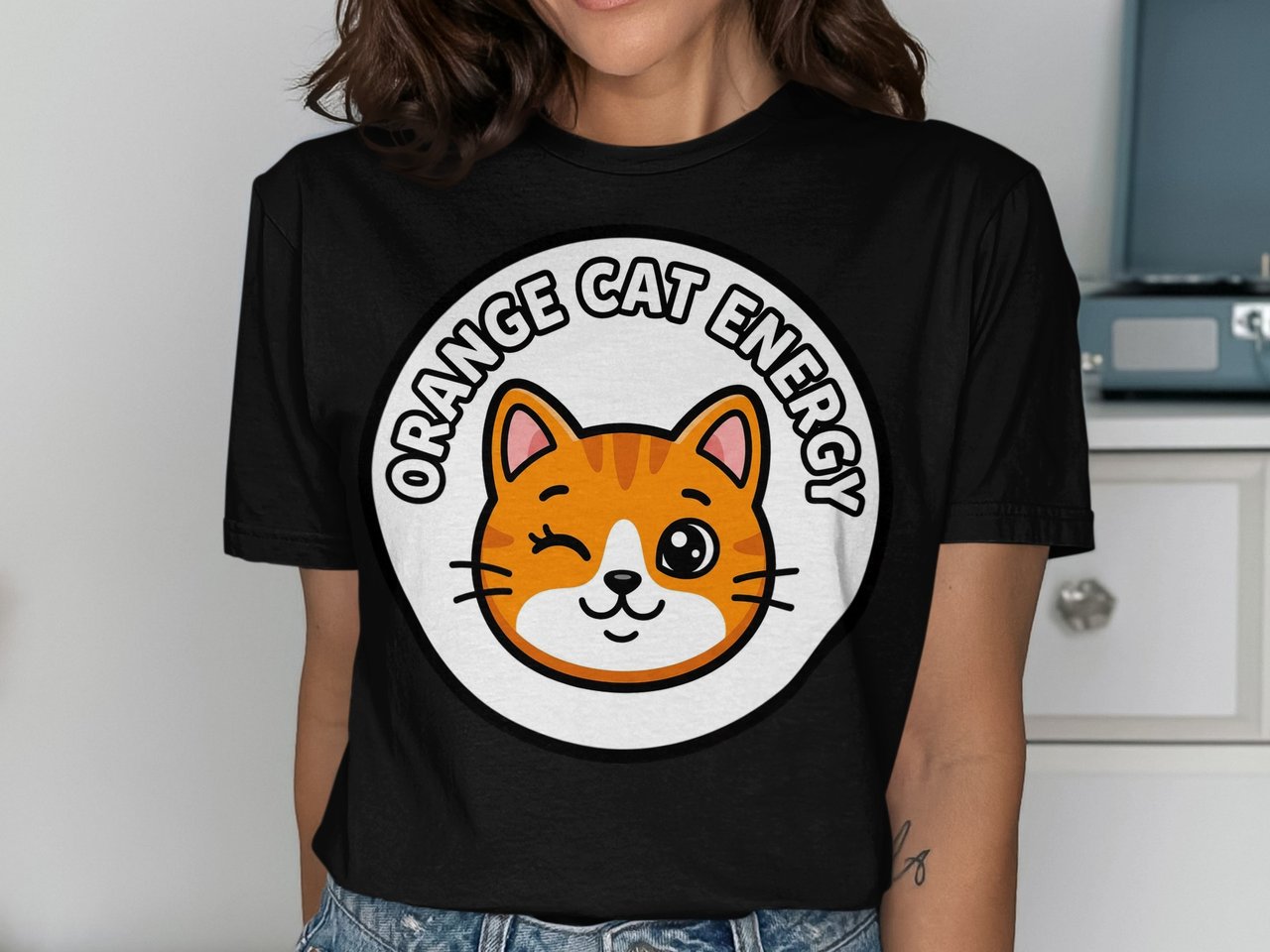 Orange Cat Energy T-Shirt