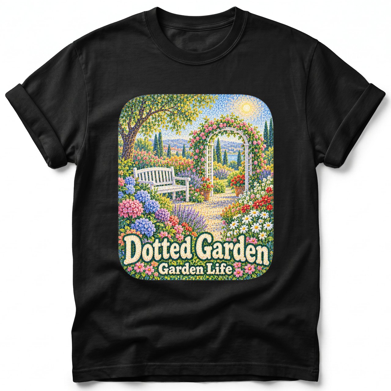 Dotted Garden ~ Comfort Colors Premium Tee