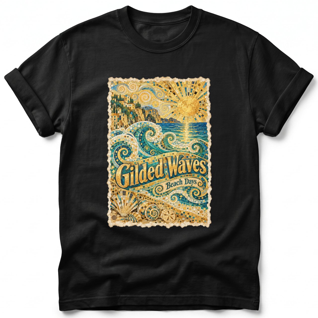 Gilded Waves ~ Comfort Colors Premium Tee