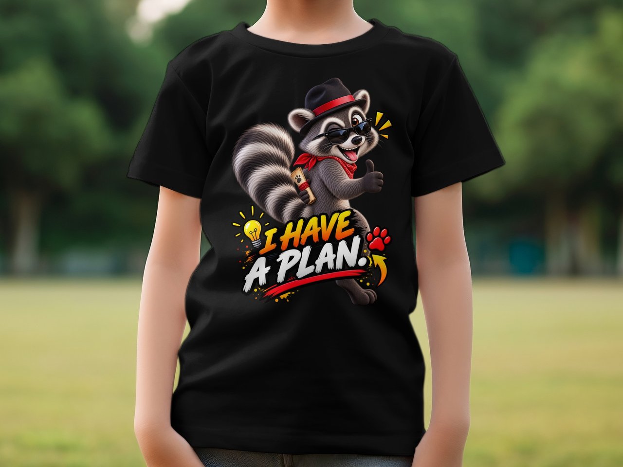 I Have a Plan Randy the Raccoon Tee