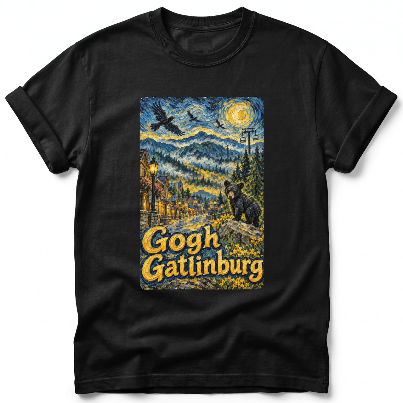 Gogh Gatlinburg ~ Comfort Colors Premium Tee