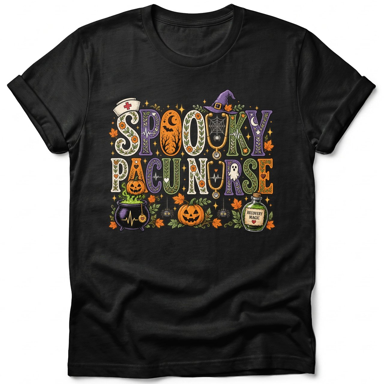 Spooky PACU Nurse Tee
