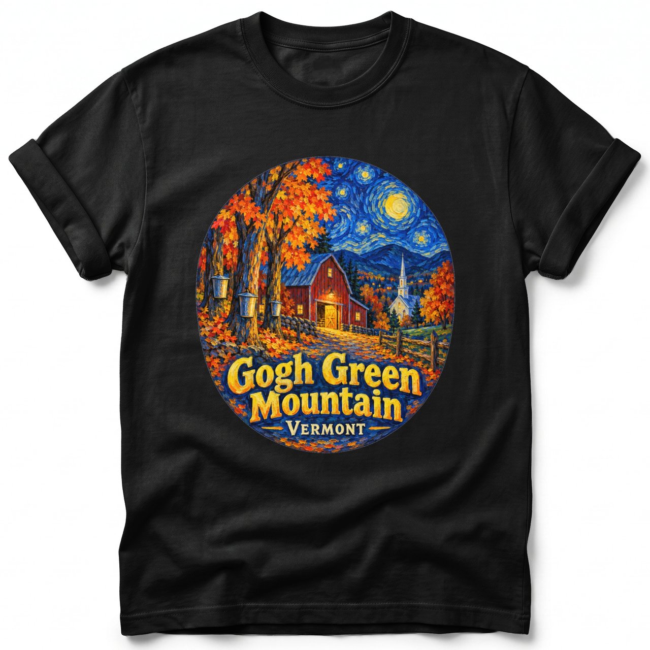 Gogh Green Mountain ~ Comfort Colors Premium Tee