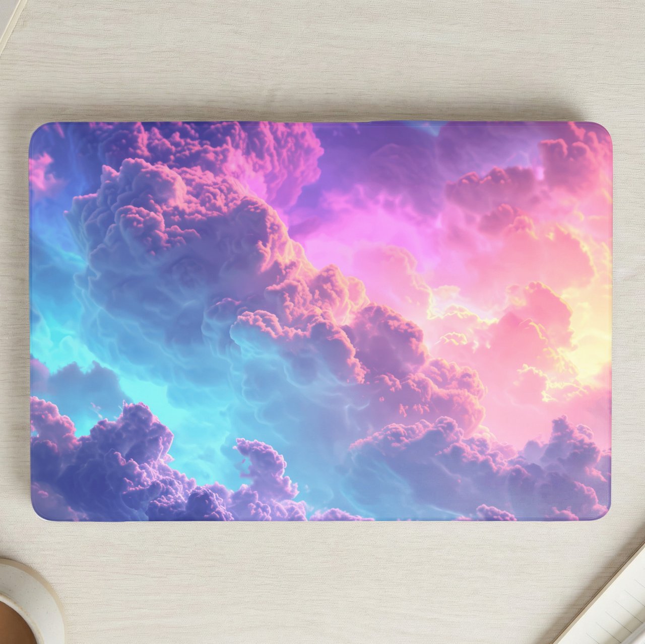 Pastel Sunset Clouds MacBook Case