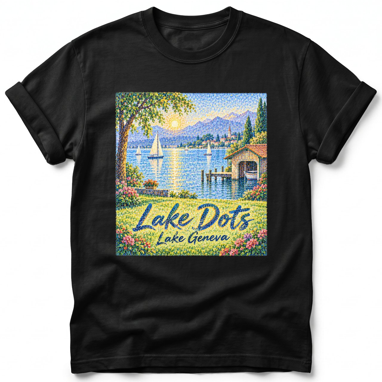 Lake Dots ~ Comfort Colors Premium Tee
