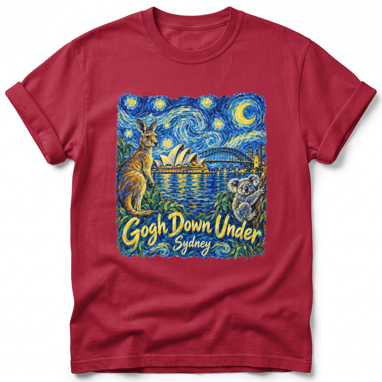 Gogh Down Under ~ Comfort Colors Premium Tee