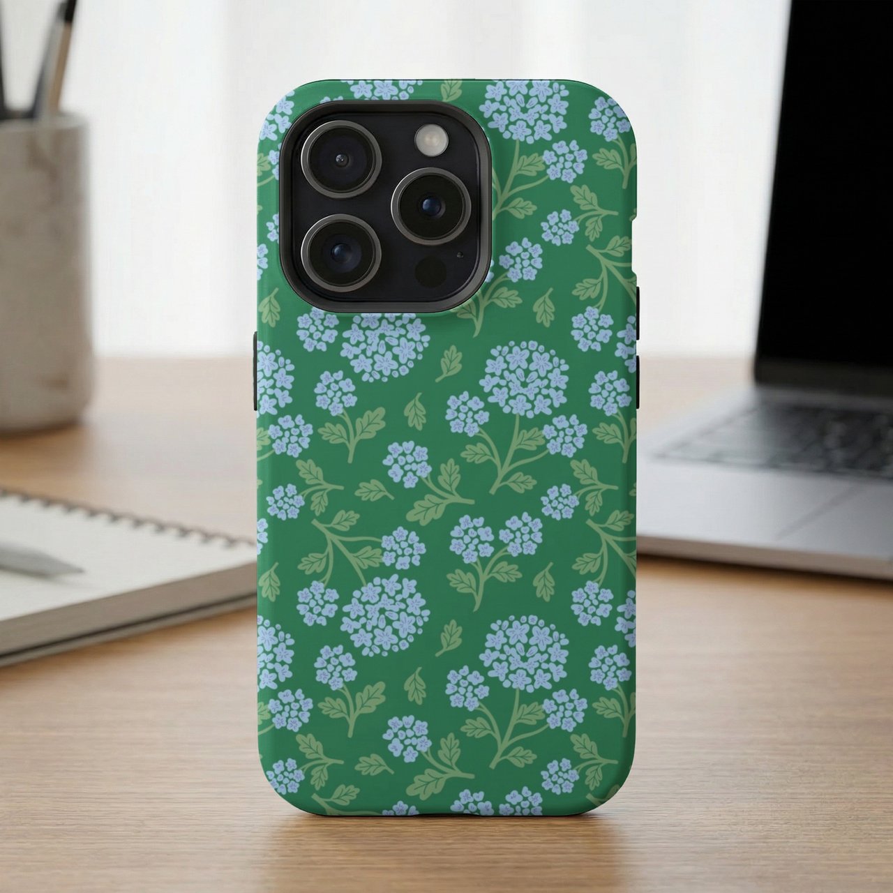 Blue Hydrangea MagSafe® Phone Case