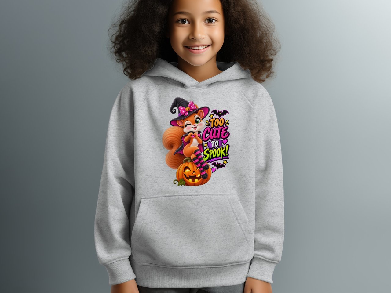 Too Cute To Spook Sally the Squirrel Sweatshirt