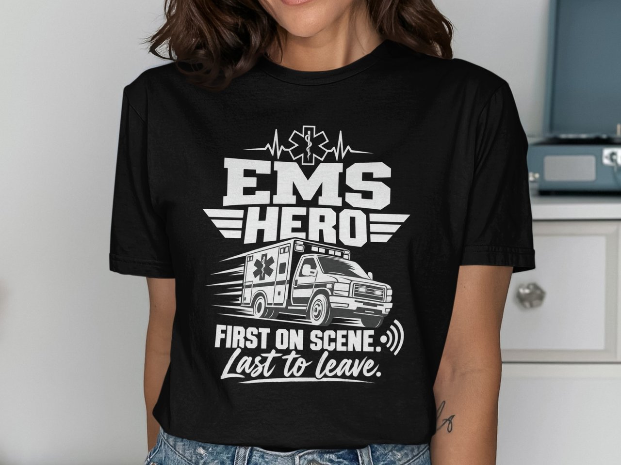 EMS Hero First on Scene Tee