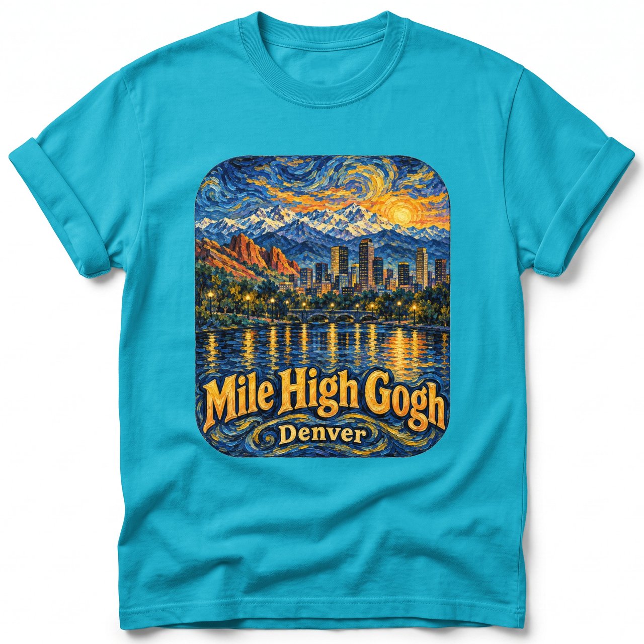 Mile High Gogh ~ Comfort Colors Premium Tee