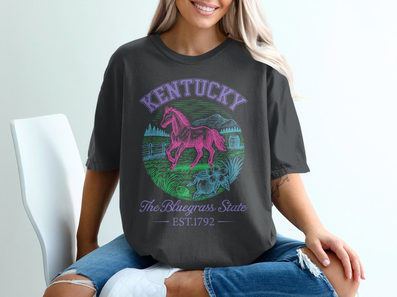 Kentucky Bluegrass State EST.1792 T-Shirt