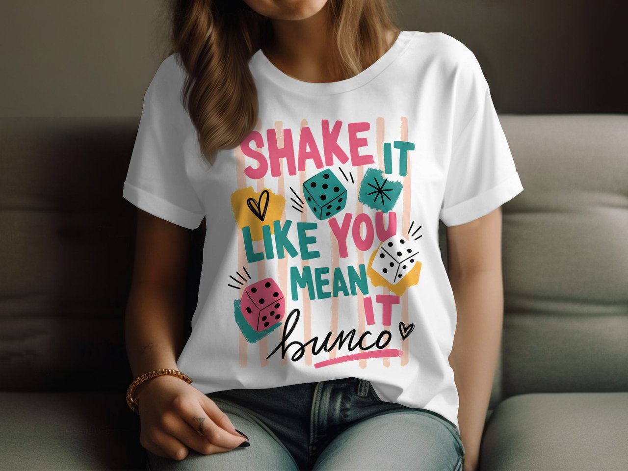 Shake It Like You Mean It Bunco Tee
