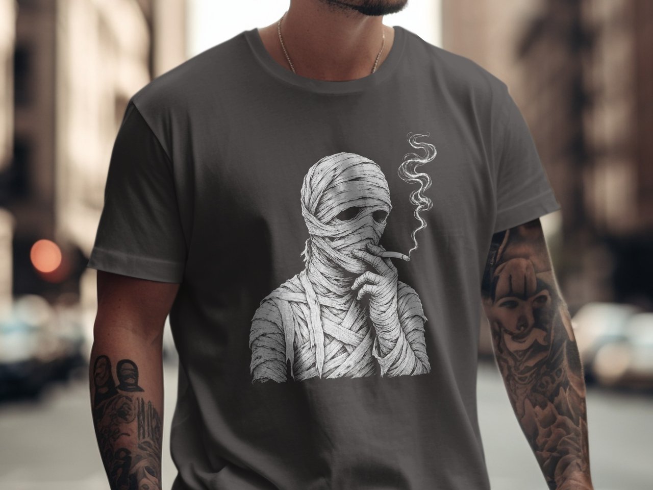 Smoking Mummy Tee