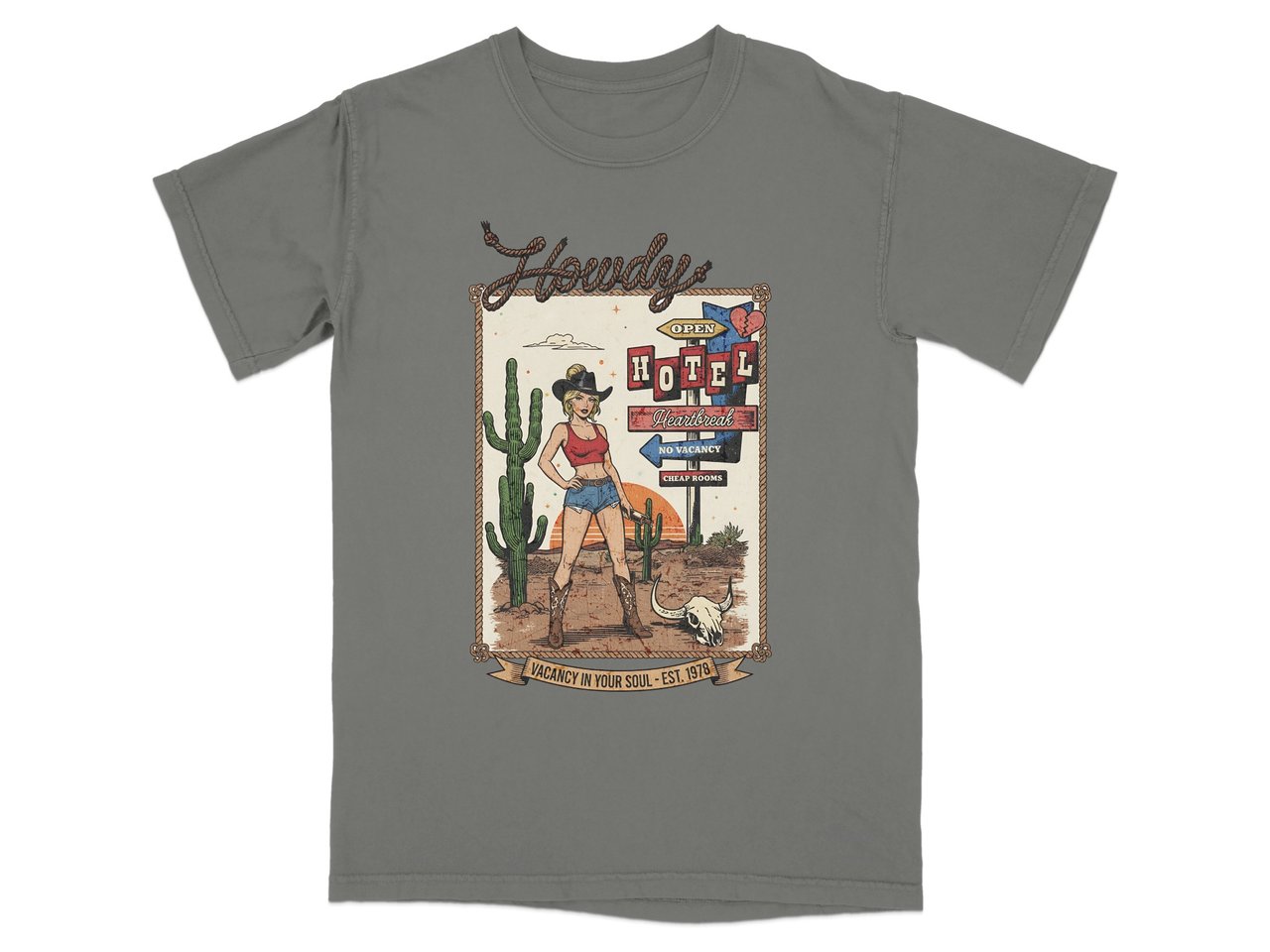 Howdy Hotel Heartbreak Tee