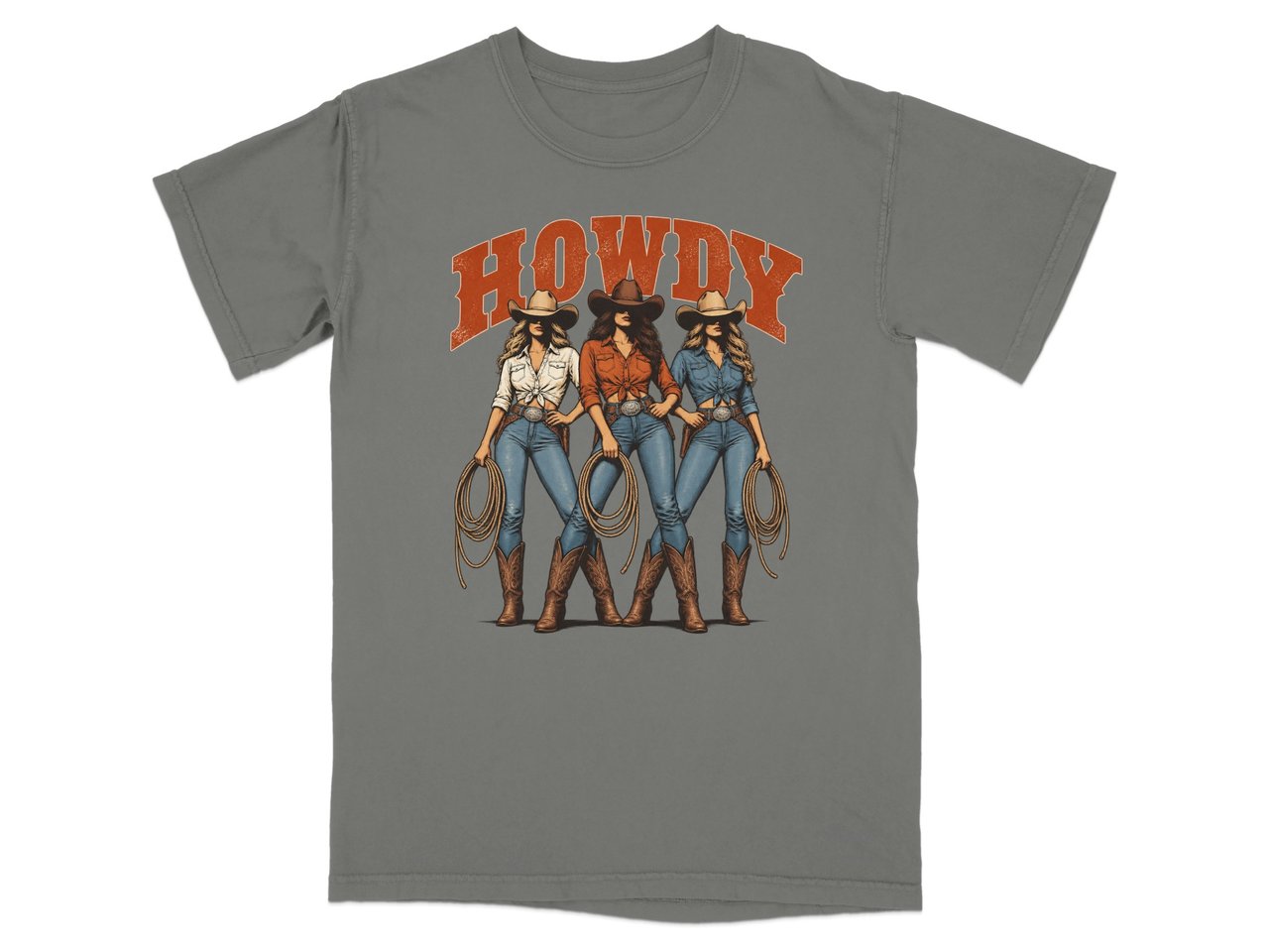 Howdy Cowgirls Western Tee